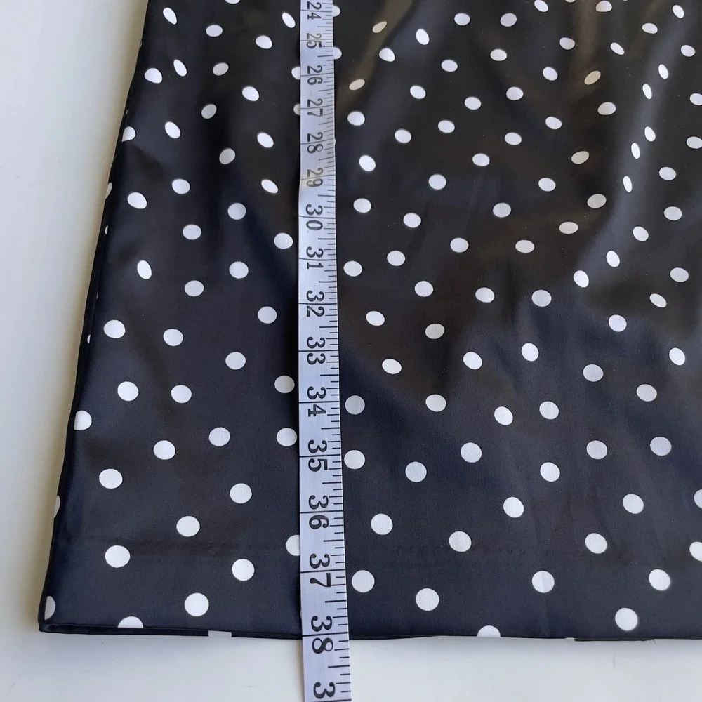 White House Black Market Sheath Dress Sz‎ 8 Polka Dot Pin-up Retro Cocktail Chic - Picture 6 of 13